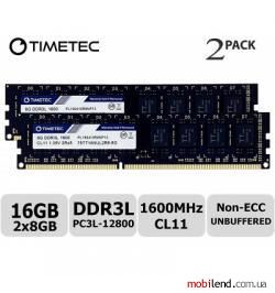 Timetec 16 GB (2x8GB) DDR3L 1600 MHz (75TT16NUL2R8-8G)
