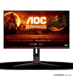 AOC U28G2XU2/BK