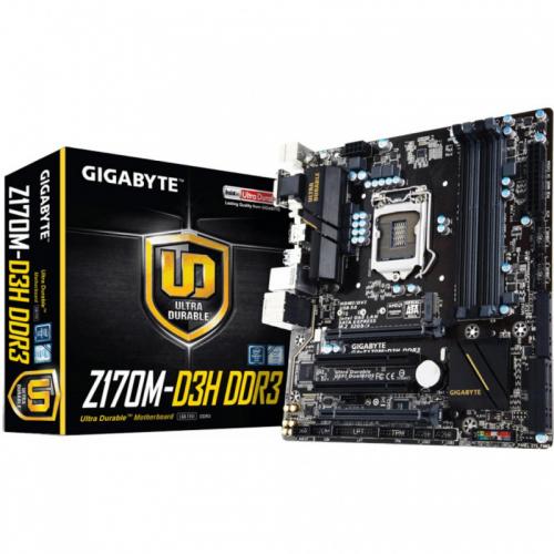 GIGABYTE GA-Z170M-D3H DDR3