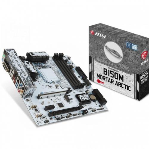 MSI B150M MORTAR ARCTIC