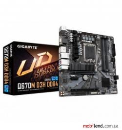 GIGABYTE Q670M D3H DDR4