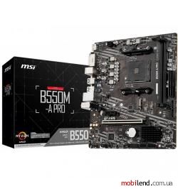 MSI B550M-A PRO