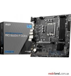 MSI PRO B660M-P DDR4