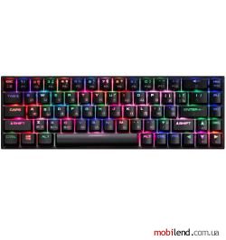2E KG370 RGB Gateron Blue Switch Black (2E-KG370UBK-BL)