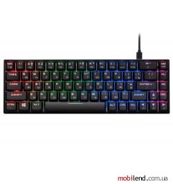 2E KG370 RGB Gateron Red Switch Black (2E-KG370UBK-RD)