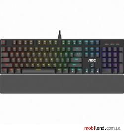 AOC GK500 Gaming RGB Outemu Red USB (GK500DR2R)