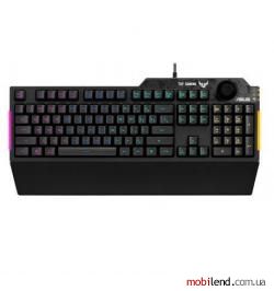 ASUS TUF Gaming K1 USB Black Ru (90MP01X0-BKRA00)