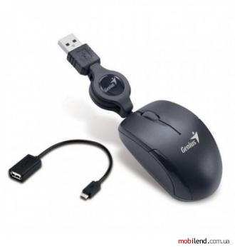 Genius Micro Traveler With OTG Cable for Android Black (31010100137)