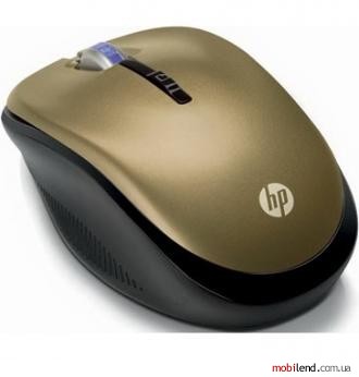 HP 2.4GHz Wireless Optical (Butter Gold) Mobile Mouse (LP336AA)