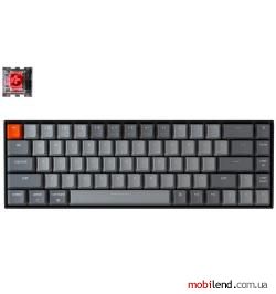 Keychron K6 68 keys, Optical Red, RGB, Black (S1_KEYCHRON)