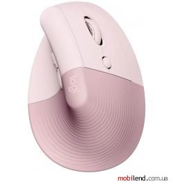 Logitech Lift Vertical Ergonomic Mouse Rose (910-006478)