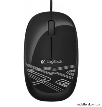 Logitech M105 Corded Optical Mouse (Black)