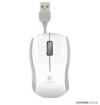 Logitech M125 Corded (White)
