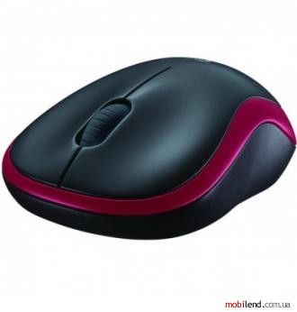 Logitech M185 Wireless Mouse (Red)