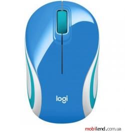Logitech M187 Wireless Mini Mouse (Blue) (910-002733)