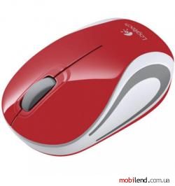 Logitech M187 Wireless Mini Mouse (Red) (910-002732)