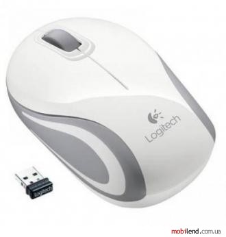 Logitech M187 Wireless Mini Mouse (White)
