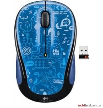 Logitech M325 Wireless Mouse Blue Smile