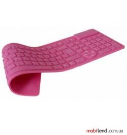 Manhattan Roll-Up Keyboard USB Pink (177566)
