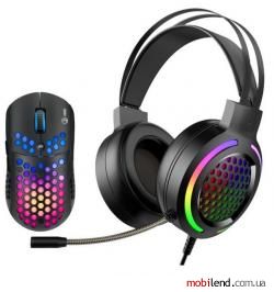 Marvo MH01BK Gaming COMBO Black 2-in-1