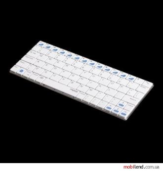 RAPOO Bluetooth Ultra-slim Keyboard E6100 (White)