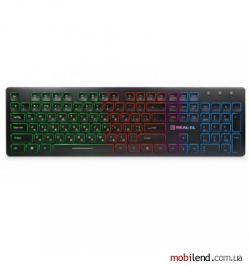 REAL-EL Comfort 7070 Backlit Black (EL123100018)
