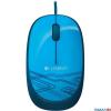 Logitech M105 Corded Optical Mouse (Blue)