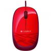 Logitech M105 Corded Optical Mouse (Red)