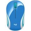 Logitech M187 Wireless Mini Mouse (Blue) (910-002733)