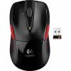 Logitech M525 Wireless Mouse (Black/Red)