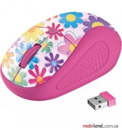 Trust Primo Wireless Mouse Pink Flowers (21481)