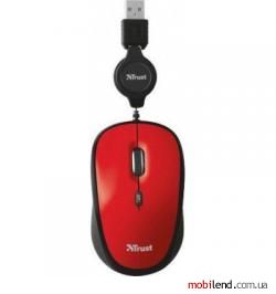 Trust Yvi Retractable Mouse Red (21053)