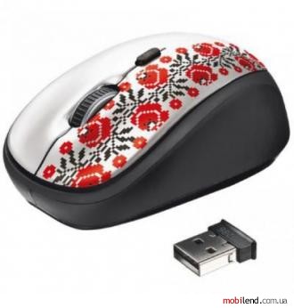 Trust Yvi Wireless Mouse Ukrainian style Flower (20286)