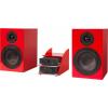 Pro-Ject Set HiFi Mediaplayer Black with Red speakers