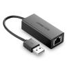 UGREEN CR110 USB Ethernet ������� 100mbps black (20254)