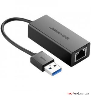 UGREEN CR111 USB 3.0 Ethernet ������� 1Gbps black (20256)
