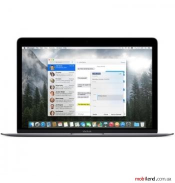 Apple MacBook 12 Space Gray (Z0RM00003) 2015