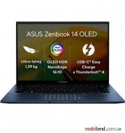 ASUS Zenbook 14 OLED UX3402ZA Ponder Blue all-metal (UX3402ZA-OLED256W)