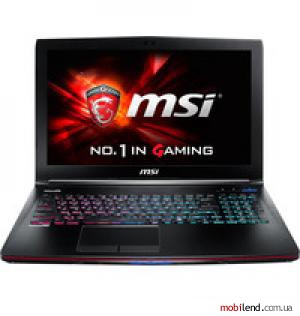 MSI GE62 2QE-027XPL Apache