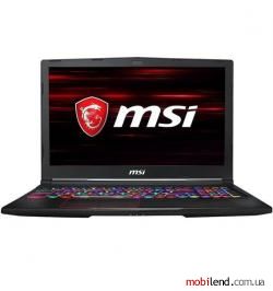 MSI GE63 Raider RGB 8SG (GE63RGB8SG-225LU)