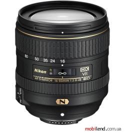 Nikon AF-S DX VR Nikkor 16-80mm f/2,8-4E ED (JAA825DA)