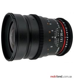 Samyang 35mm T1.5 ED AS UMC VDSLR Canon EF