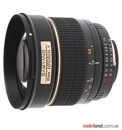 Samyang 85mm f/1.4 AS IF Pentax KA/KAF/KAF2