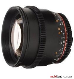 Samyang 85mm T1.5 AS IF UMC VDSLR Nikon F