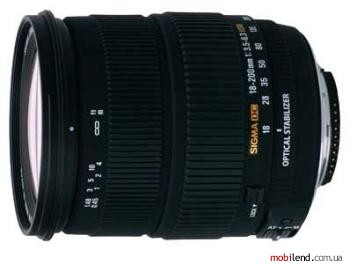 Sigma AF 18-200mm F3.5-6.3 DC OS HSM Nikon F