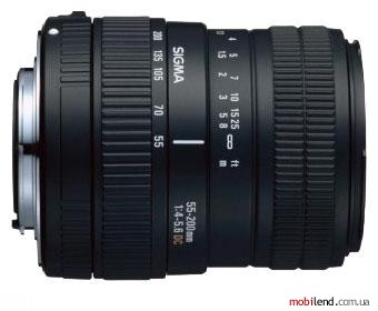 Sigma AF 55-200mm f/4-5.6 DC Nikon F