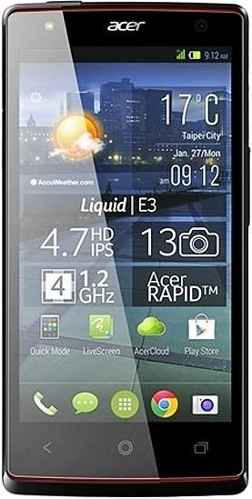 Acer Liquid E3 (Black)
