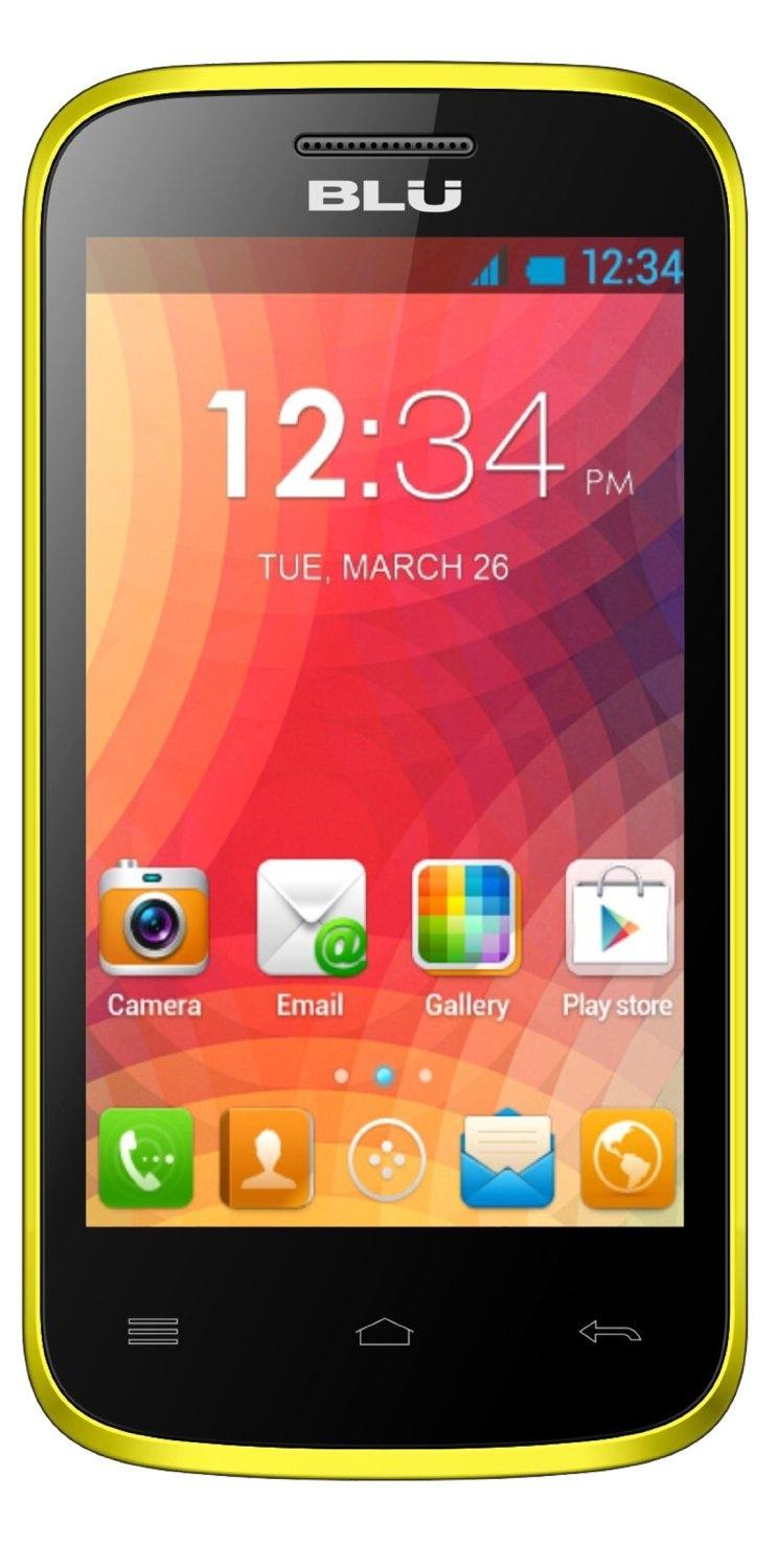 BLU Dash JR 4.0 D142 Yellow