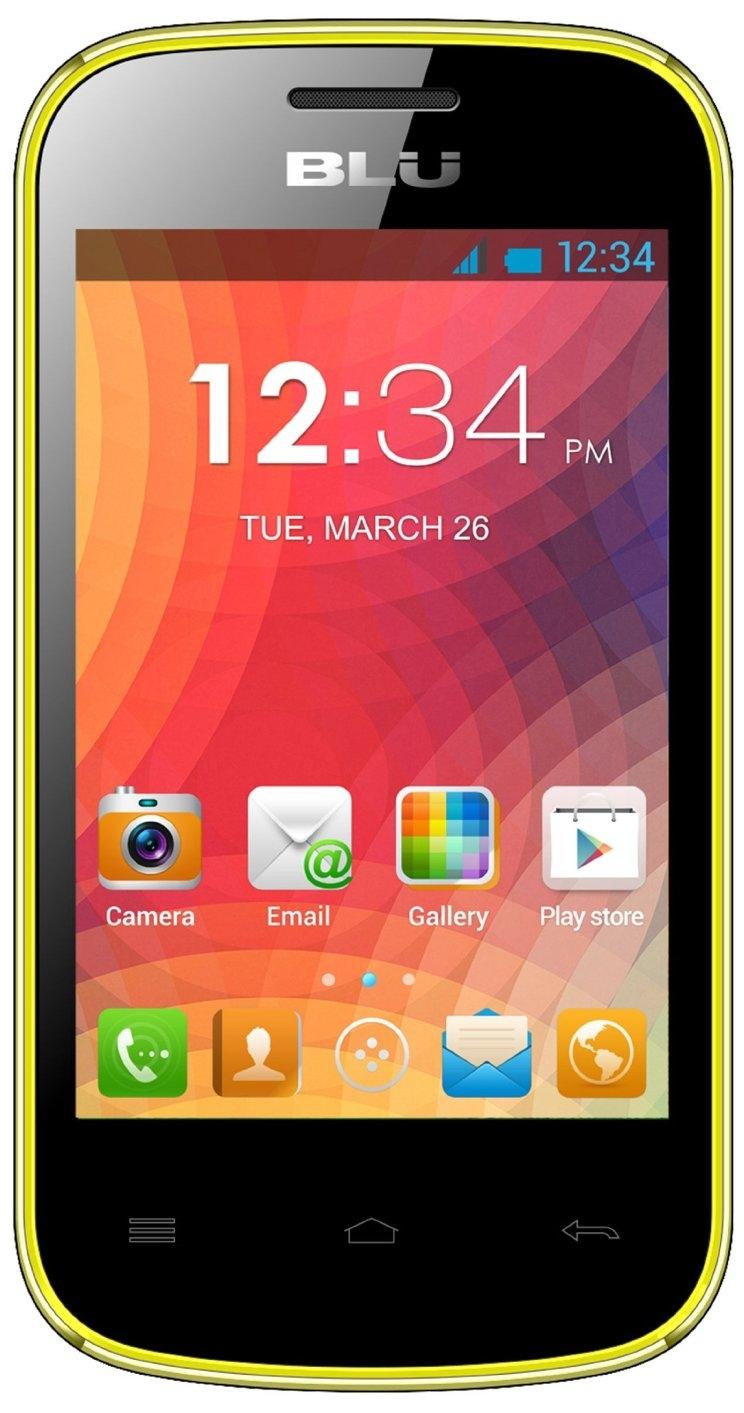 BLU Dash JR D140 Yellow