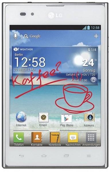 LG P895 Optimus Vu (White)